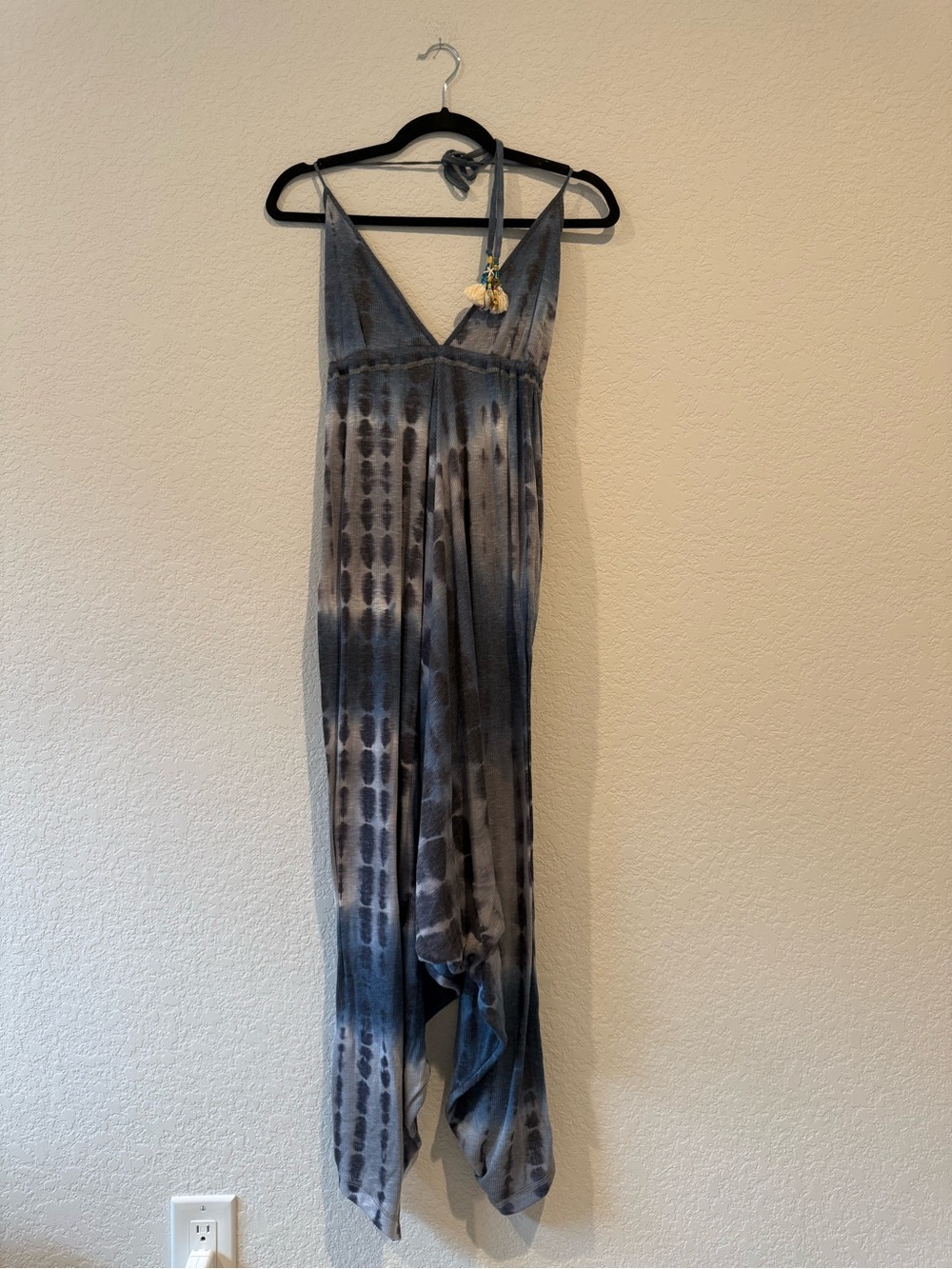 Mora Tie-Dye V-Neck Jumpsuit